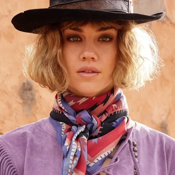 NWT Double D Ranch Sierra Bonita Scarf Boho Western Accessories - Picture 6 of 6